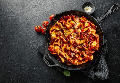 Bruntmor 12'' Black Pre-seasoned Cast Iron Frying Pan With Easy Draining - Black 1 Bruntmor 12'' Black Pre-seasoned Cast Iron Frying Pan With Easy Draining - Black