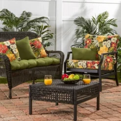 Set Of 2 Aloha Black Floral Outdoor Square Throw Pillows - Kensington Garden 5 Set Of 2 Aloha Black Floral Outdoor Square Throw Pillows - Kensington Garden -Deals Patio Elegance Store GUEST 6e2792b4 d693 4259 8ff1 d46ced21ddcc