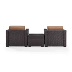 Biscayne 3pc Outdoor Wicker Seating Set - Mocha - Crosley 12 Biscayne 3pc Outdoor Wicker Seating Set - Mocha - Crosley -Deals Patio Elegance Store GUEST 714b4711 dd2c 46b3 b9df 41c514ef595f