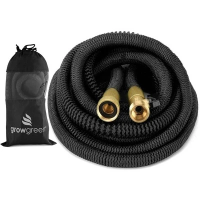 Growgreen Garden Hose With Storage Sack, Expandable Garden Hose, Flexible And Lightweight, Durable Double Latex Core, Solid Brass Connectors 4 Growgreen Garden Hose With Storage Sack, Expandable Garden Hose, Flexible And Lightweight, Durable Double Latex Core, Solid Brass Connectors - Image 4