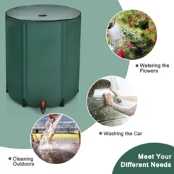 Costway 60 Gallon Portable Rain Barrel Collapsible Tank Water Collector Spigot Filter -Deals Patio Elegance Store GUEST 72b5410b 32e3 4326 894b 693949be70d5