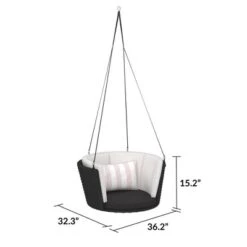 Sally Patio Hanging Swing - Novogratz -Deals Patio Elegance Store GUEST 74ca9260 7794 4f4a b18b dd9d71a3aef7