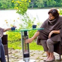 Infrared Electric Square Bistro Table Outdoor Heater - EnerG+ -Deals Patio Elegance Store GUEST 7525f520 10a5 4aba 963e 7f4044a3af25