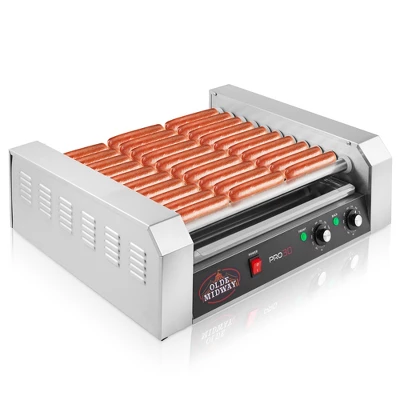 Olde Midway Electric Hot Dog Roller Grill Cooker, Commercial Grade Machine 10 Olde Midway Electric Hot Dog Roller Grill Cooker, Commercial Grade Machine - Image 10