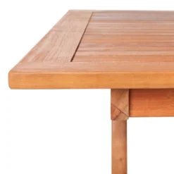 5pc Venly Dining Set Natural/Beige - Safavieh -Deals Patio Elegance Store GUEST 761f8f71 cceb 4298 907b 00977249429f