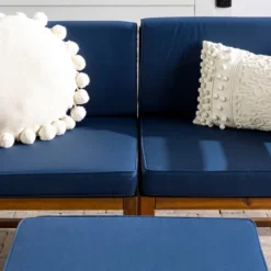 3pc Modular Acacia Wood Patio Chat Set With Cushions - Saracina Home 26 3pc Modular Acacia Wood Patio Chat Set With Cushions - Saracina Home -Deals Patio Elegance Store GUEST 774d8c79 0a90 40ac b4a8 7f5728c3bc02