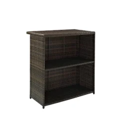Palm Harbor 3pc Outdoor Wicker Bar Set - Brown - Crosley 20 Palm Harbor 3pc Outdoor Wicker Bar Set - Brown - Crosley -Deals Patio Elegance Store GUEST 7788796f 5405 4363 b44d 21bc8a202209