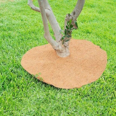 Envelor 3pk 24" Coco Coir Plant Cover Mulch Mat 3 Envelor 3pk 24" Coco Coir Plant Cover Mulch Mat - Image 3