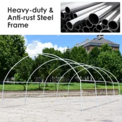 10'X6.5'X20' Walk-in Greenhouse Backyard Grow Tents Steel Frame 8 Windows 16 10'X6.5'X20' Walk-in Greenhouse Backyard Grow Tents Steel Frame 8 Windows -Deals Patio Elegance Store GUEST 77feff10 0648 4fc9 beca 254bb658c12b