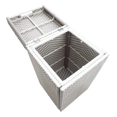 2pc Maksville Contemporary Outdoor Serving Cart & Trash Can - MiBasics 13 2pc Maksville Contemporary Outdoor Serving Cart & Trash Can - MiBasics - Image 13