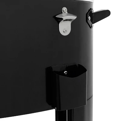 80qt Sporty Oval Rolling Patio Cooler - Permasteel 6 80qt Sporty Oval Rolling Patio Cooler - Permasteel - Image 6