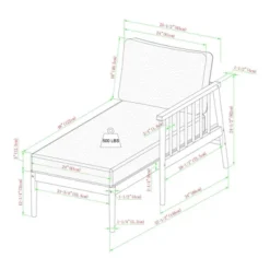 Saracina Home 4pc Modern Boho Eucalyptus Spindle Outdoor Sectional Set -Deals Patio Elegance Store GUEST 7cb4746b ff48 4e8b a789 30747e99823b