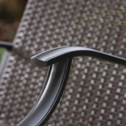 5pc Patio Dining Set With Rattan Arm Chairs & Square Net-Shaped Steel Table - Captiva Designs -Deals Patio Elegance Store GUEST 7d9e1d54 5e24 40ce be8e a4a621a3fee3