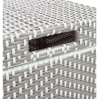 2pc Maksville Contemporary Outdoor Serving Cart & Trash Can - MiBasics 14 2pc Maksville Contemporary Outdoor Serving Cart & Trash Can - MiBasics - Image 14