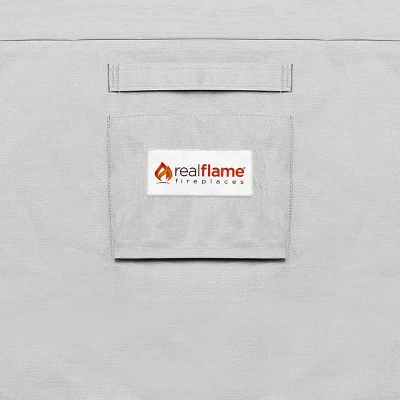 Baltic Rectangle Fire Pit Cover Gray - Real Flame 3 Baltic Rectangle Fire Pit Cover Gray - Real Flame - Image 3
