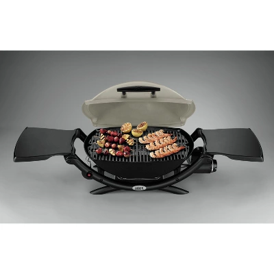 Weber 53060001 Q 2000 LP Gas Grill - Tan 2 Weber 53060001 Q 2000 LP Gas Grill - Tan - Image 2