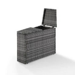 Catalina Outdoor Wicker Arm Table - Gray - Crosley 9 Catalina Outdoor Wicker Arm Table - Gray - Crosley -Deals Patio Elegance Store GUEST 7fcefdf7 db3a 4659 a119 cba421c8e9e3