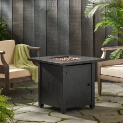Elwick Outdoor 40000 BTU Iron Square Fire Pit Black - Christopher Knight Home 12 Elwick Outdoor 40000 BTU Iron Square Fire Pit Black - Christopher Knight Home -Deals Patio Elegance Store GUEST 7fd93b5b 66be 4c31 88a0 ee8bfc578a1e