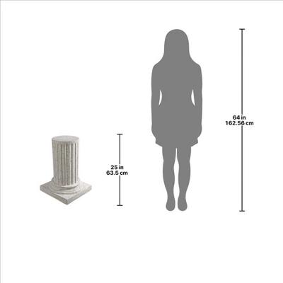 Design Toscano Roman Empire Column Garden Statuary Pedestal: Large 4 Design Toscano Roman Empire Column Garden Statuary Pedestal: Large - Image 4