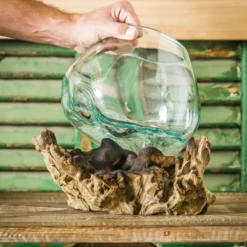 Evergreen Glass Planter On Driftwood 8 Evergreen Glass Planter On Driftwood -Deals Patio Elegance Store GUEST 81738de2 6ba7 407e b8ea 164100ee32ae