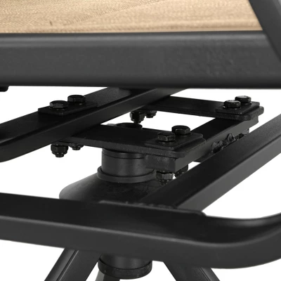 5pc Outdoor Steel Patio Dining Set Cream - Lokatse 5 5pc Outdoor Steel Patio Dining Set Cream - Lokatse - Image 5