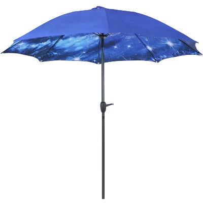 Sunnydaze Decor Sunnydaze Outdoor Aluminum Inside Out Patio Umbrella With Push Button Tilt And Crank - 9' 9 Sunnydaze Decor Sunnydaze Outdoor Aluminum Inside Out Patio Umbrella With Push Button Tilt And Crank - 9' - Image 9