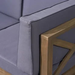 Comores 12pc Acacia U-Shaped Sectional Sofa Set With Fire Pit - Gray/Dark Gray - Christopher Knight Home -Deals Patio Elegance Store GUEST 8579486d ea38 42b7 af17 7cdbaa81c7fa