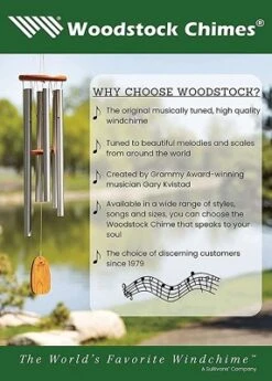 Woodstock Wind Chimes Signature Collection, Moonlight Sonata Chime, 23'' Moonlight Sonata Chime Black Wind Chime MOSO -Deals Patio Elegance Store GUEST 85ca49f1 109a 447e 9fe5 1bc8a9488894 9