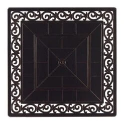 5pc Outdoor Dining Set With 42" Aluminum Square Damask Design Fire Table & Deep Seating Swivel Rocking Chairs - Oakland Living 16 5pc Outdoor Dining Set With 42" Aluminum Square Damask Design Fire Table & Deep Seating Swivel Rocking Chairs - Oakland Living -Deals Patio Elegance Store GUEST 86efc1ca 8dc7 4ce3 837d a10d7e6f166b