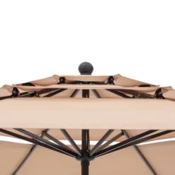 10' X 10' Outdoor 3-Tier Patio Market Umbrella - Captiva Designs -Deals Patio Elegance Store GUEST 8710d58b 99fa 4a3d b749 3181022b8dce