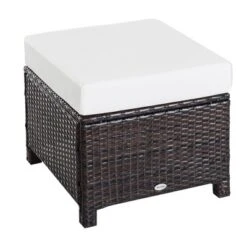Outsunny 20" Outdoor Ottoman, PE Plastic Rattan Wicker, Fade-Resistant Patio Footrest With Soft Cushion, Steel Frame 15 Outsunny 20" Outdoor Ottoman, PE Plastic Rattan Wicker, Fade-Resistant Patio Footrest With Soft Cushion, Steel Frame -Deals Patio Elegance Store GUEST 884bcaea bb73 48f9 a67c ccf6dbd1b2c8