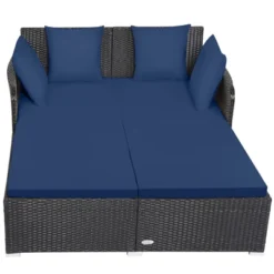 Tangkula Patio Rattan Daybed With 4 Pillows Cushioned Sofa For Outdoor 25 Tangkula Patio Rattan Daybed With 4 Pillows Cushioned Sofa For Outdoor -Deals Patio Elegance Store GUEST 8a3c30f6 cc56 4eda 9171 84c6d293dbd2
