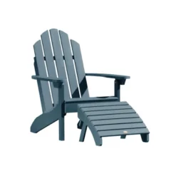 Westport 2pc Folding Adirondack Chair With Ottoman - Highwood -Deals Patio Elegance Store GUEST 8b2f01f8 8f54 47ba 8bcd ba1bf450ad07