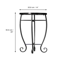 Mosaic Patio Side Table With Iron Legs - Teamson Home 19 Mosaic Patio Side Table With Iron Legs - Teamson Home -Deals Patio Elegance Store GUEST 8da9e19d 6285 49ab 8b41 08e8a48e4594