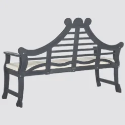 Azusa Bench - Gray/Beige - Safavieh -Deals Patio Elegance Store GUEST 8dbe54b6 95c6 475d 952d 95a5580d897e