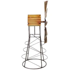 Sunnydaze Decor Sunnydaze Golden Metal Windmill Outdoor Garden Art Statue - 26 In. -Deals Patio Elegance Store GUEST 8e08b6e2 510b 4017 a7fb d77a18e8b1e0