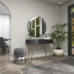 Metal Fabric Patio Garden Stool - Olivia & May -Deals Patio Elegance Store GUEST 8e1d20f5 bf41 4463 9098 442991aedba4