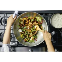 KitchenAid 5-Ply Clad Stainless Steel 15" Wok -Deals Patio Elegance Store GUEST 8e7d1066 295f 40dc aa50 f7b7307250cc