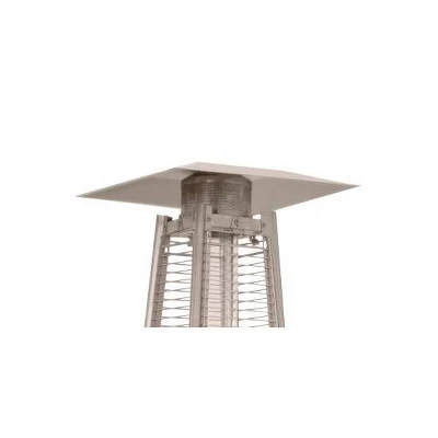 Hammered Metal Tall Glass Tube Portable Patio Heater - Golden Bronze - AZ Patio Heaters 1 Hammered Metal Tall Glass Tube Portable Patio Heater - Golden Bronze - AZ Patio Heaters