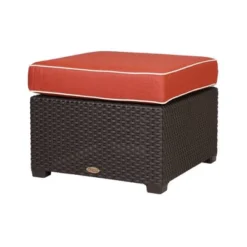 Magnolia Rattan Ottoman - Lagoon -Deals Patio Elegance Store GUEST 8f024607 d520 42bf 9be8 508d8fa8af4a