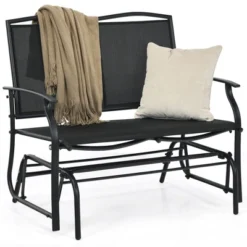 Costway Patio Glider Rocking Bench Double 2 Person Chair Loveseat Garden GreyBlack 18 Costway Patio Glider Rocking Bench Double 2 Person Chair Loveseat Garden GreyBlack -Deals Patio Elegance Store GUEST 8fe5ef00 a3d7 450b 92e7 841dbc8d598d