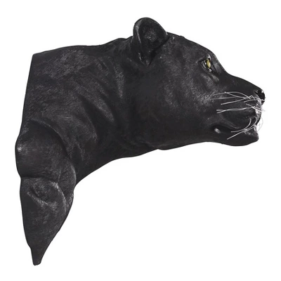Design Toscano Shadow Predator Black Panther Wall Sculpture 3 Design Toscano Shadow Predator Black Panther Wall Sculpture - Image 3