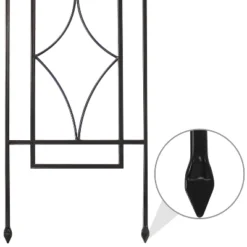 Sunnydaze Decorative Steel Metal Chic Diamonds Design Garden Trellis - Black - 2-Pack 8 Sunnydaze Decorative Steel Metal Chic Diamonds Design Garden Trellis - Black - 2-Pack -Deals Patio Elegance Store GUEST 95a49bf6 1fe0 459e aa29 49b4c90d9d93