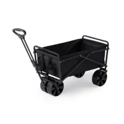 Seina Heavy Duty Steel Collapsible Folding Outdoor Portable Utility Cart Wagon With All Terrain Plastic Wheels And 150 Pound Capacity, Blue/Gray -Deals Patio Elegance Store GUEST 979e053d a562 4d32 a3ce 3f76a975ad88
