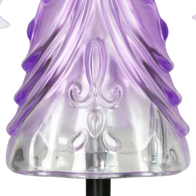 39.25" Metal Angel Solar Stake Purple - Exhart 10 39.25" Metal Angel Solar Stake Purple - Exhart - Image 10