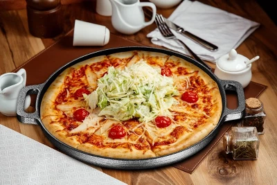 Bruntmor Pre Seasoned Cast Iron 12 Inch Skillet Pan Dual Handles Pizza Pan Large Loop Handles, Black 6 Bruntmor Pre Seasoned Cast Iron 12 Inch Skillet Pan Dual Handles Pizza Pan Large Loop Handles, Black - Image 6