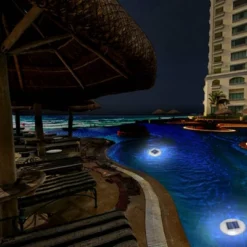 Solar LED Outdoor Pool Lights White - Techko Maid -Deals Patio Elegance Store GUEST 992291ae e0f0 47b5 b277 4285d2d8ebac