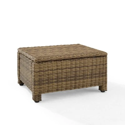 Bradenton Outdoor Wicker Ottoman - Crosley 7 Bradenton Outdoor Wicker Ottoman - Crosley - Image 7