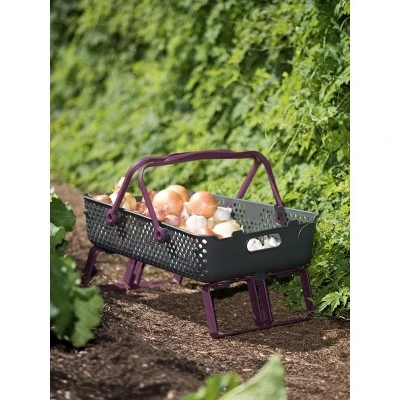 Gardener's Supply Company Multipurpose Garden Basket | Large Mod Hod For Carrying, Collecting, And Cleaning Vegetable Harvest | Farmers Market Basket 1 Gardener's Supply Company Multipurpose Garden Basket | Large Mod Hod For Carrying, Collecting, And Cleaning Vegetable Harvest | Farmers Market Basket