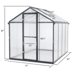 AOODOR Walk-in Greenhouse Polycarbonate Panel Hobby GreenhousesGarden 11 AOODOR Walk-in Greenhouse Polycarbonate Panel Hobby GreenhousesGarden -Deals Patio Elegance Store GUEST 99b7e915 8b8b 46ff 8d9e 40c0bbf859a6